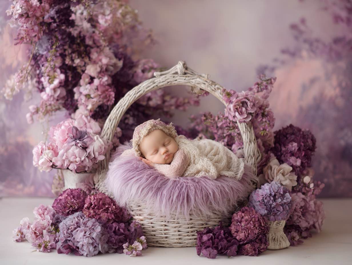 3D baby art softly lit in a nursery